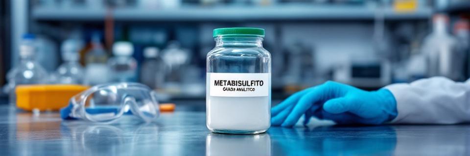 Metabisulfito grado analitico