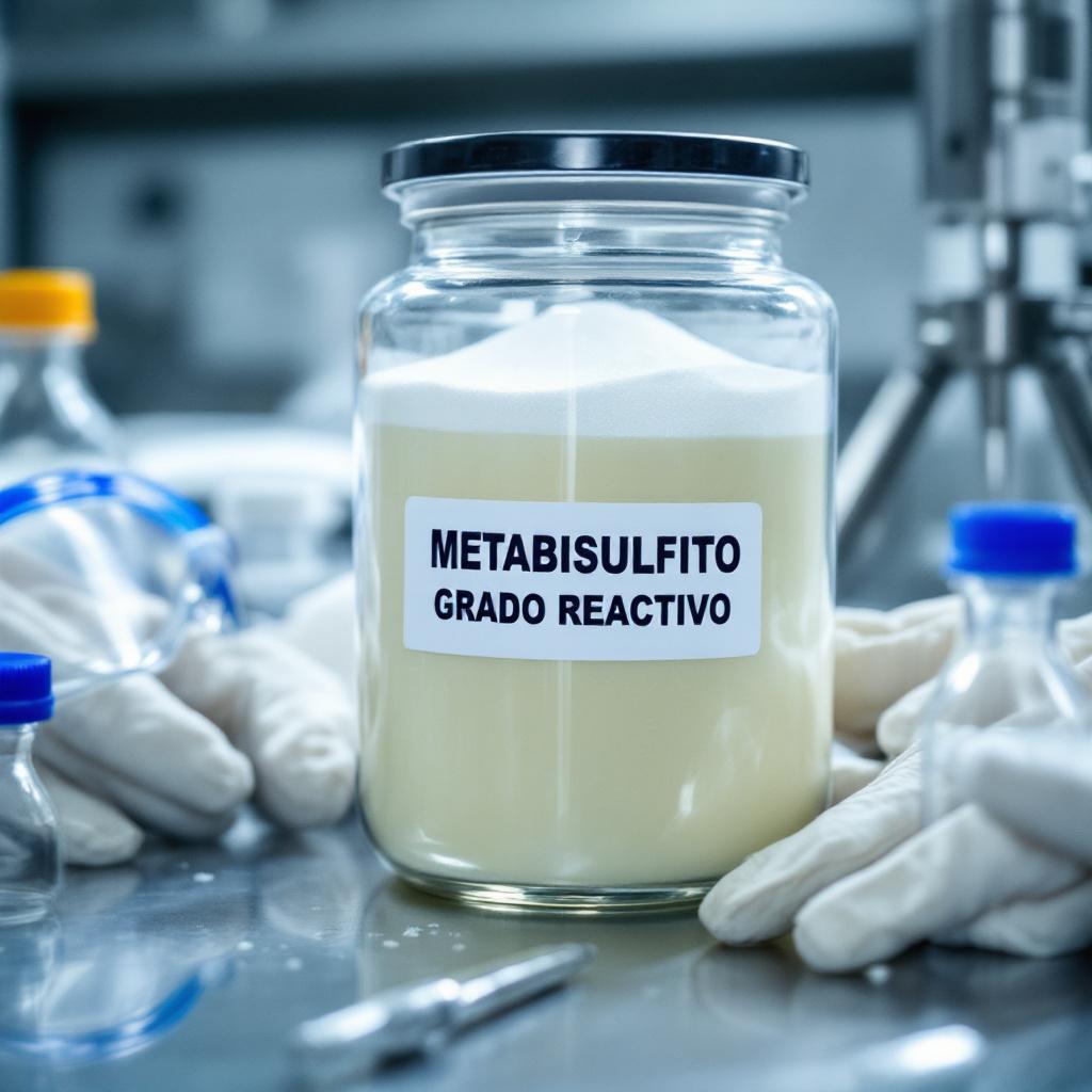 Características del Metabisulfito grado reactivo